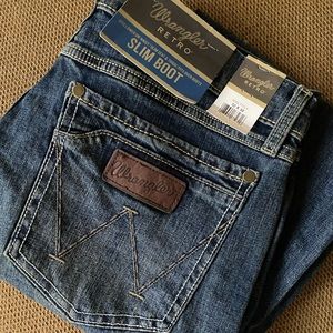 Wrangler Retro Slim Boot Jeans - [Color: Layton, Size: 32x30]